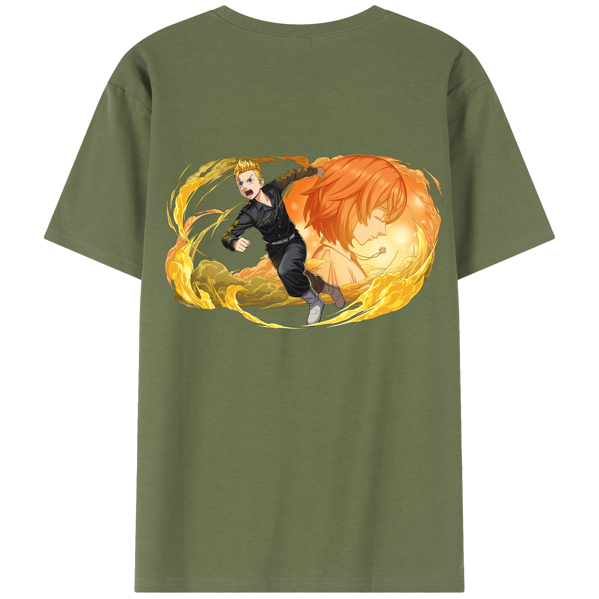 （画像用） 東京リベンジャーズ Tokyo Revengers 綿100％半袖Tシャツ（背面プリント）